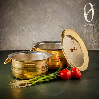 Brass Casserole (with lid)