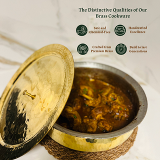Brass Chef Pan (with lid)