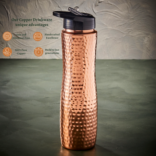 Copper Water Bottle - Sipper