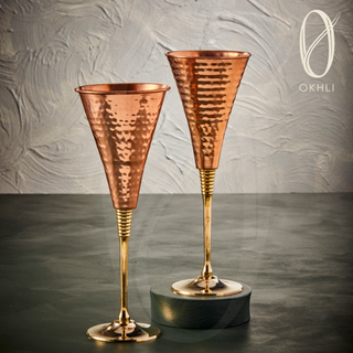 Copper Champagne Flute (Set of 2)