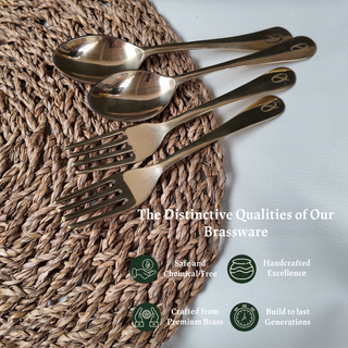 Brass Cutlery Set (4 piece)