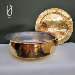 Brass Chef Pan (with lid)