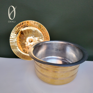 Brass Stock Pot (3L - with lid)