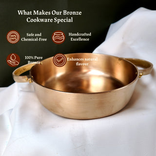 Bronze Wok (Flat Base)