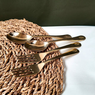Brass Cutlery Set (4 piece)