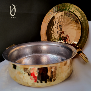 Brass Chef Pan (with lid)