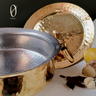 Brass Chef Pan (with lid)
